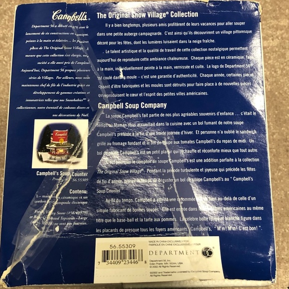 Dept 56 Campbell’s Soup Counter - Picture 4 of 10